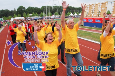 Toiletnet sponsort SamenLoop voor Hoop Zaanstad